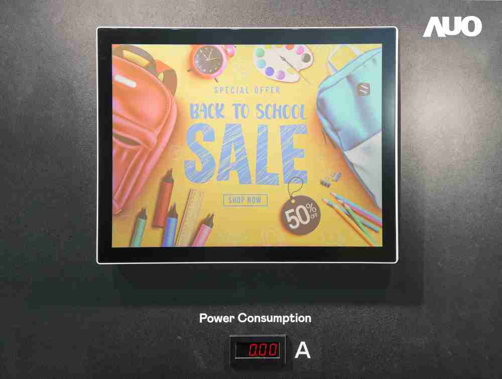 918.COM展示胆固醇液晶超低耗能户外全彩显示器，，ChLC（胆固醇液晶）以双稳态技术使静态显示零功耗，，，，具省电、、、高彩度、、环保的特性，，还整合软硬件系统解决方案，，，可透过单一云端平台管理